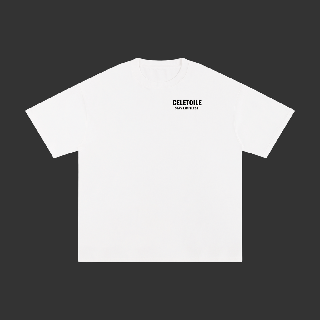 white unisex Celetoile t-shirt